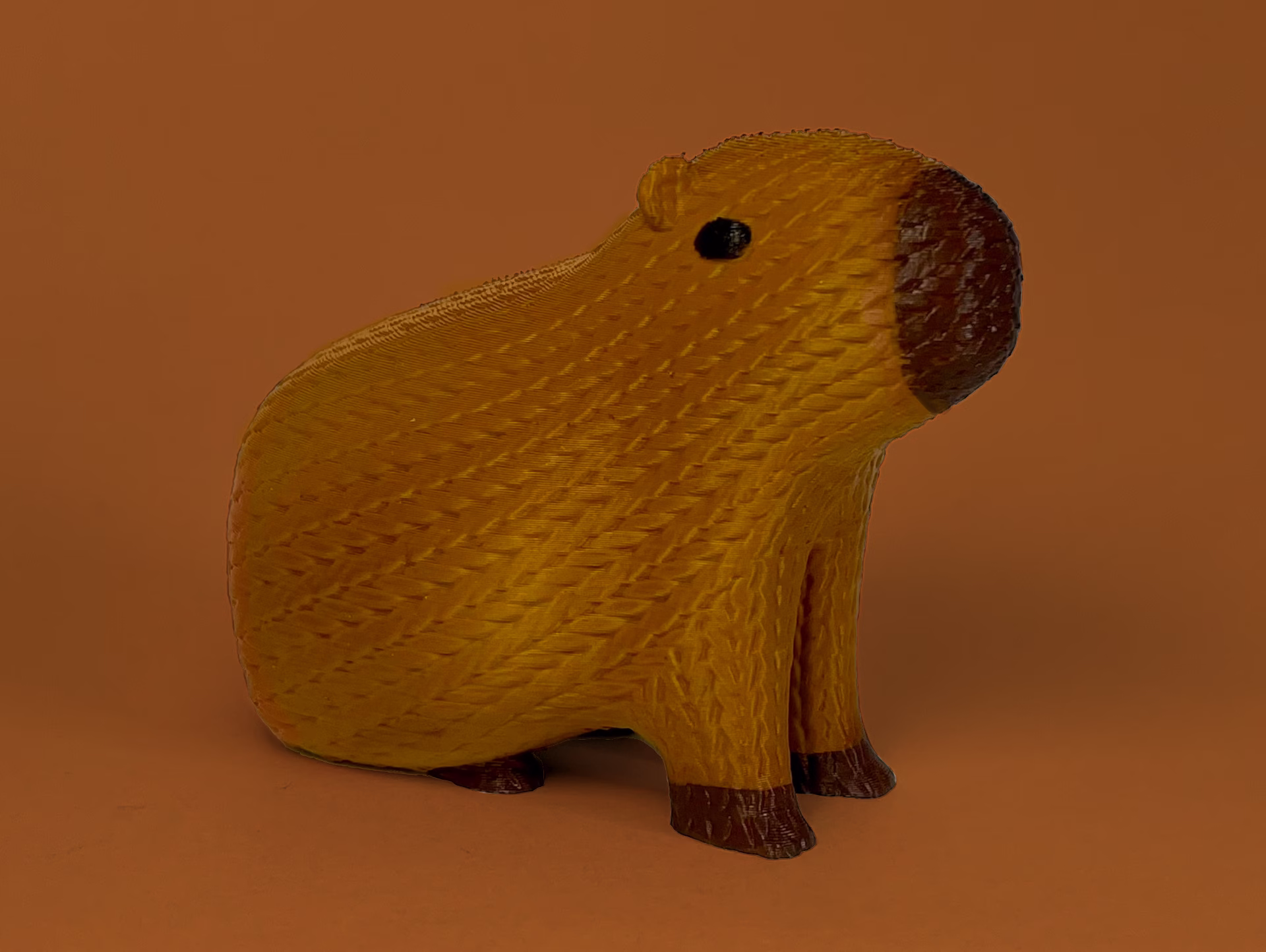 Kapibara - 3D Örme Oyuncak