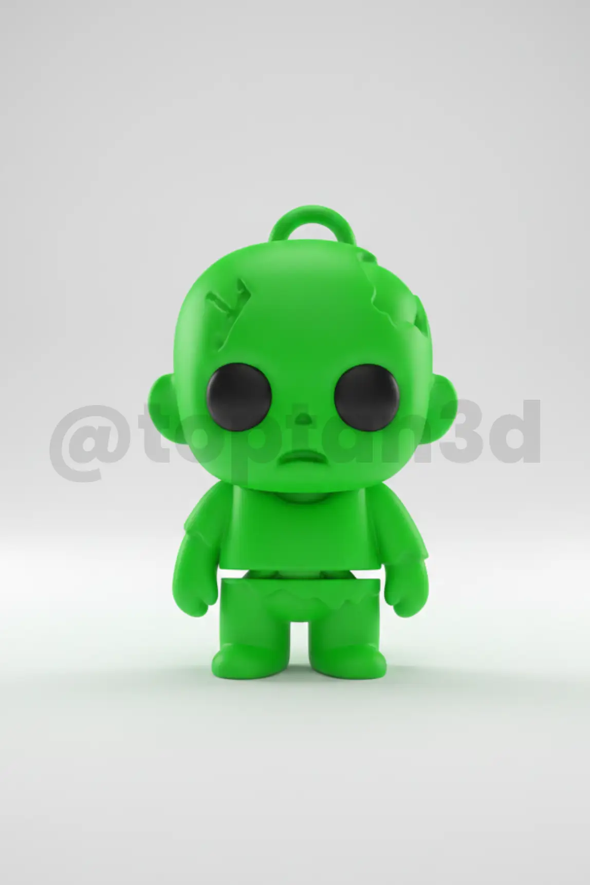 Sevimli Zombi - 3D Hediyelik Anahtarlık