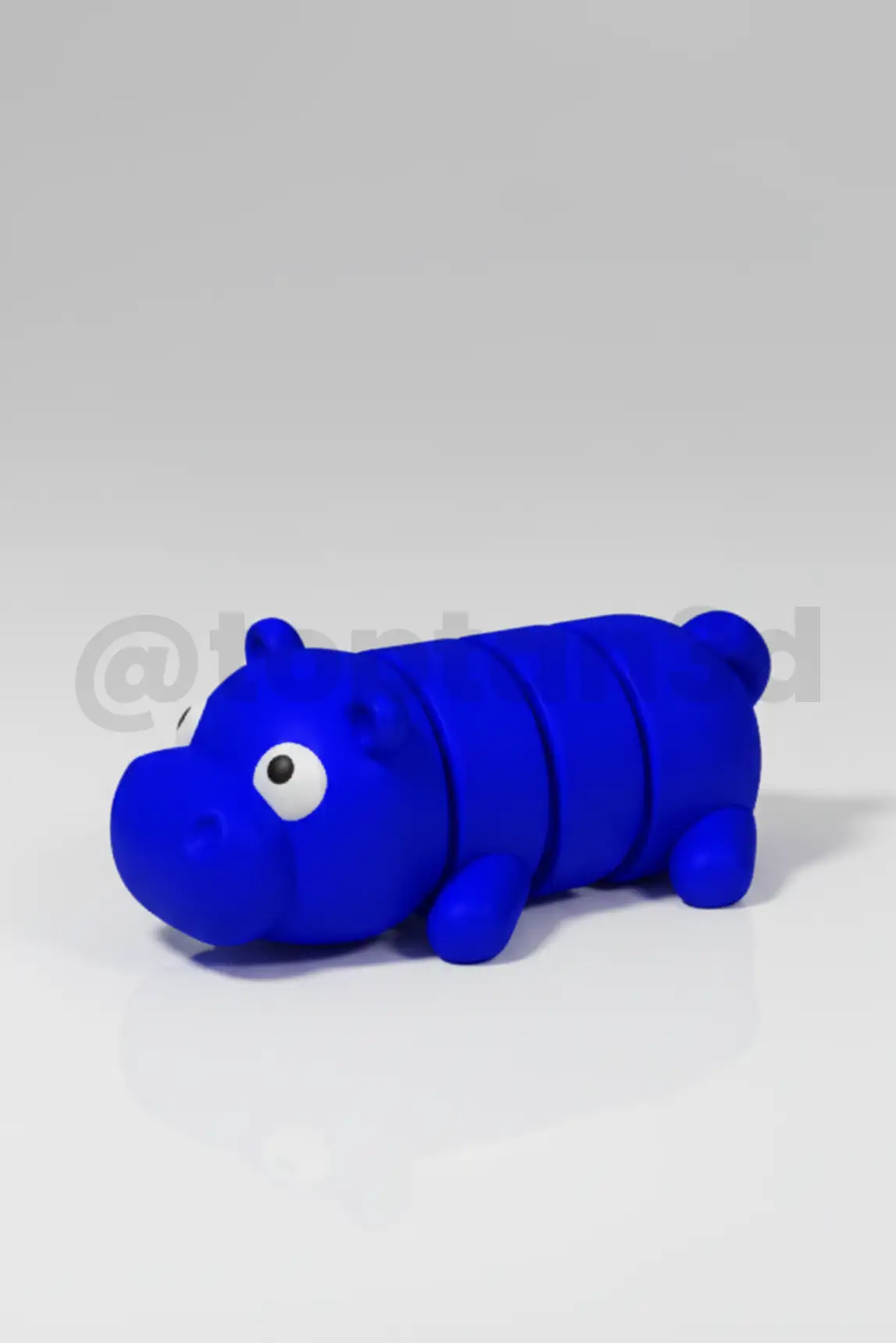 products_toptan3d_ (34) Hipopotam - 3D Hareketli Anahtarlık