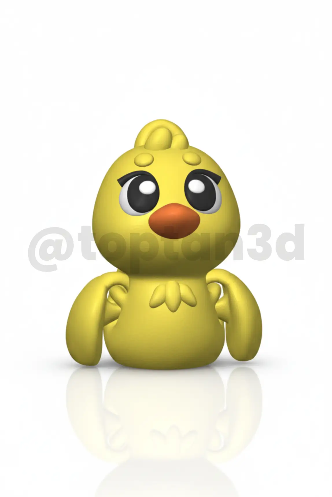 Sevimli Ördek - 3D Hediyelik Anahtarlık