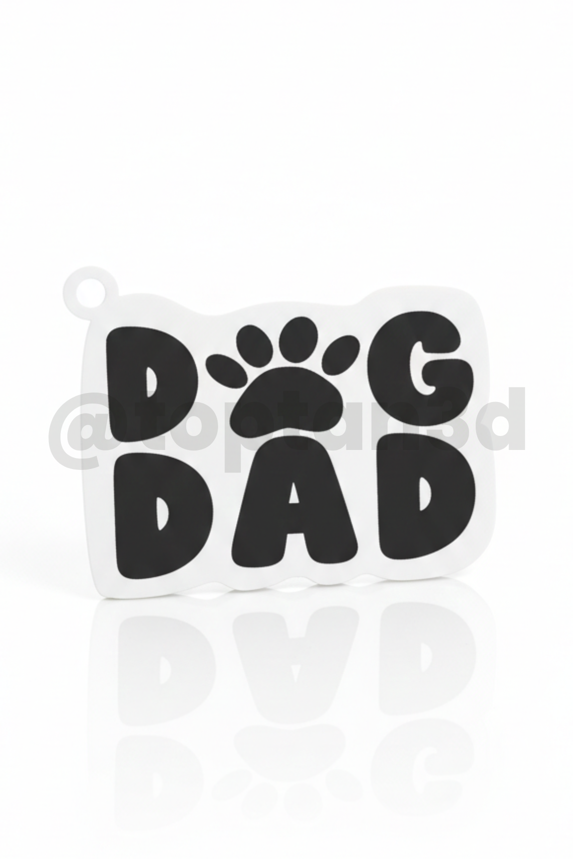 Dog Dad - 3D Hediyelik Anahtarlık