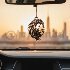 Aslan No1 Dikiz Ayna Süsü - Hediyelik Araba Süsü - Hediyelik Oto Aksesuar - Yanında 1 Adet Aslan Süsü Hediye!