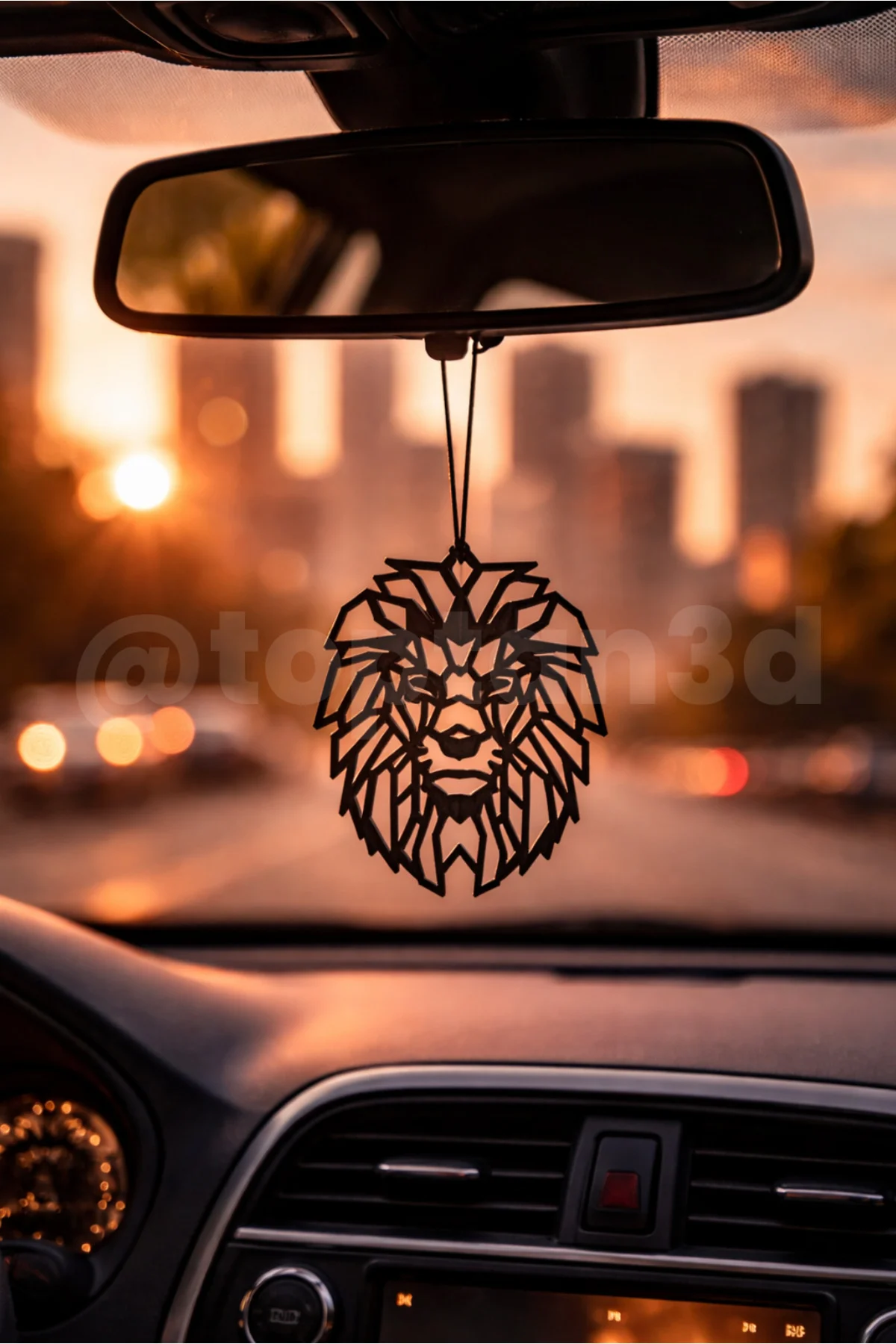 Aslan No3 Dikiz Ayna Süsü – Hediyelik Araba Süsü, Oto Aksesuar – Yanında 1 Adet Aslan Süsü Hediye!