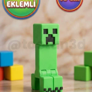 Hareketli, Oynar Eklemli Yeşil Yaratık Figür Oyuncak - 10 cm