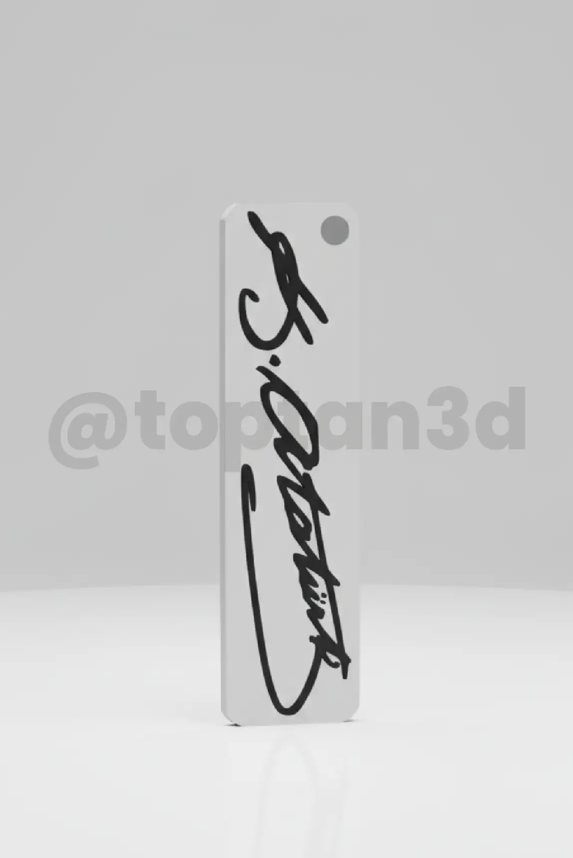 Atatürk İmza – 3D Hediyelik Anahtarlık