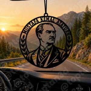 Atatürk Ayna Süsü, Araba Süsü, Mustafa Kemal Dikiz Aynası Süsü - Eşe, Dosta, Sevgiliye Araba Hediyesi
