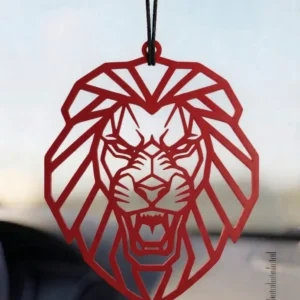 Aslan Ayna Süsü, Kırmızı Aslan Dikiz Ayna Süsü, Hediyelik Araba Süsü, Oto Aksesuar